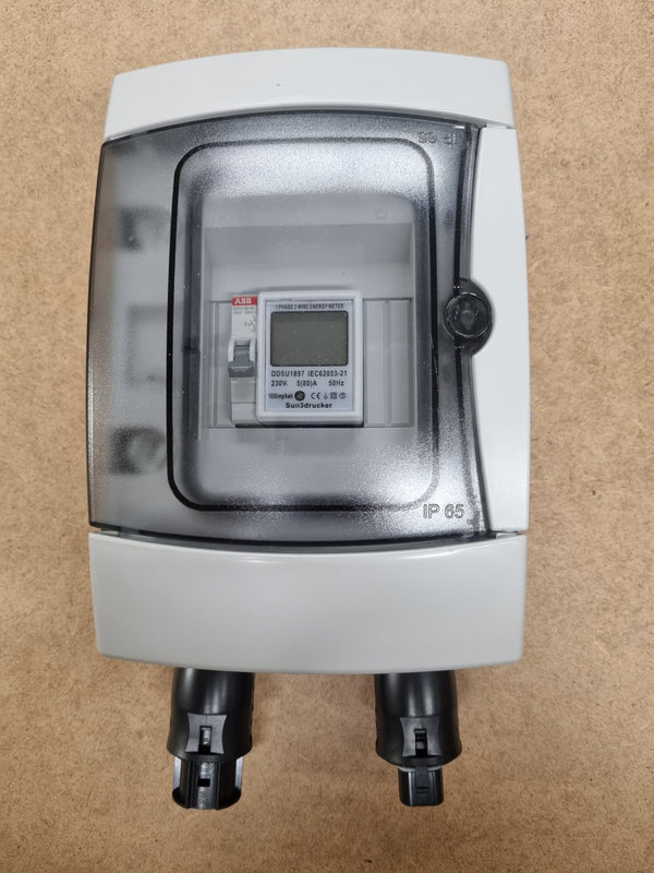 Stromzähler / Einspeisezähler - PV Anlage - Wieland - Microwechselrichter - IP65