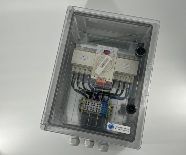 ATS–Box - automatischer Transfer Schalter - Notstromumschalter - Netzumschalter - 4P 63A
